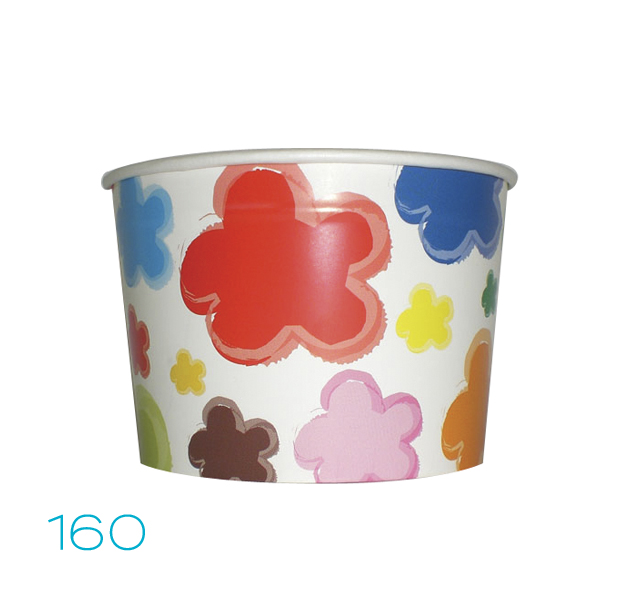 TARRINA TIPO 160 230cc. PARAFINA  1CAJA